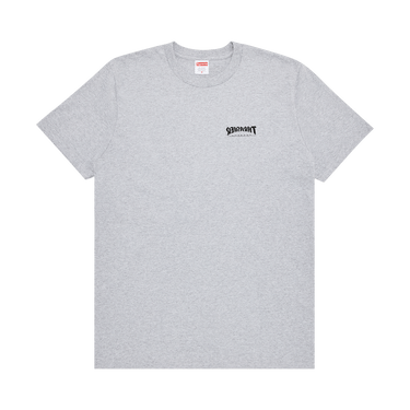 トップス Supreme Thrasher CrossTee Heather Grey Buy Supreme x Thrasher Cross Tee 'Heather Grey' - FW24T4
