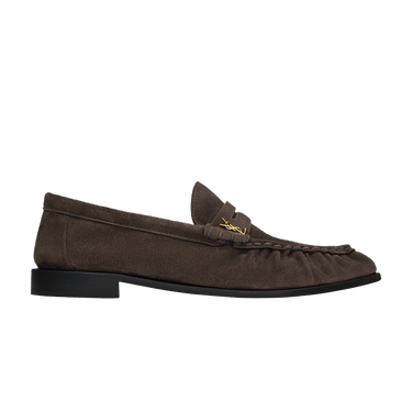 Saint Laurent Le Loafer Penny Slippers 'Dark Chocolate'