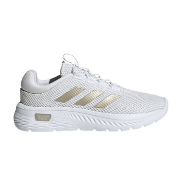 Adidas Wmns Cloudfoam Comfy 'White Champagne Metallic'