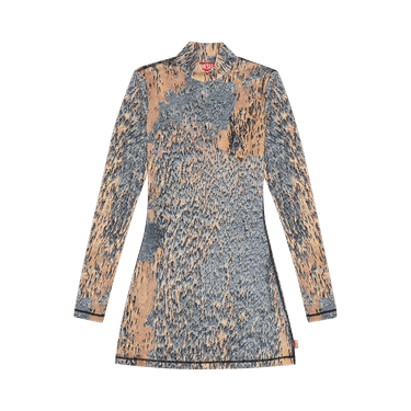 Buy Diesel D-Eleo-Short Printed Dress 'Dark/Grey' - A14463