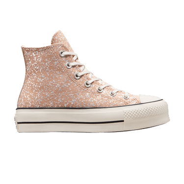 Converse Wmns Chuck Taylor All Star Lift Platform High 'Glitter - Dusty Cinder'
