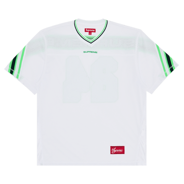 【SUPREME】JACQUARD RIB FOOTBALL JERSEY WHITE - 24FW SUPREME】JACQUARD RIB FOOTBALL JERSEY WHITE - 24FW