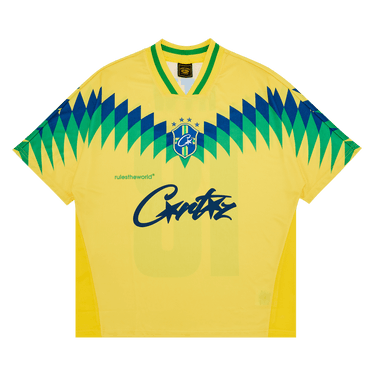 【2枚‼️⠀】Corteiz Football Jersey Yellow 白T 1443307_00.png.png