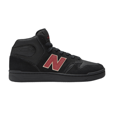 Chocolate Skateboards x New Balance Numeric 480 High 'Black Red'