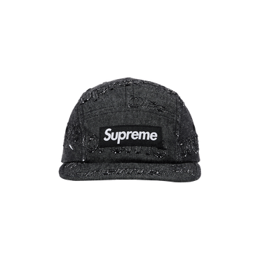 帽子 25SS supreme Denim Camp Cap Black Supreme Denim Camp Cap (SS25) Black - SS25 - US