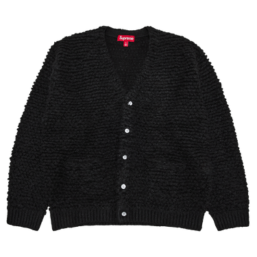 Buy Supreme Textured Knotted Cardigan 'Black' - FW24SK37 BLACK | GOAT