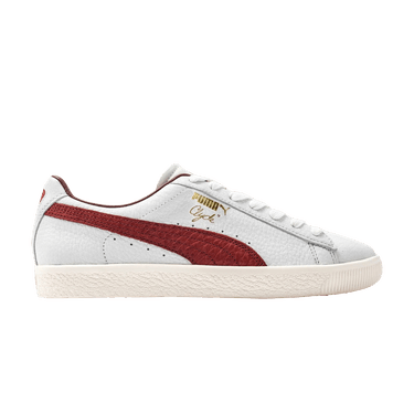 Puma Clyde Made in Italy 'White Intense Red'