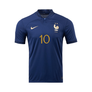 Buy Nike France World Cup Home Shirt #10 Mbappe 'Blue' - DN0690