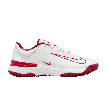 Nike Wmns Alpha Huarache Elite 4 TF 'White University Red'