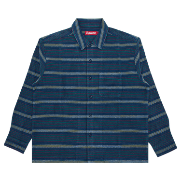 Buy Supreme Woven Stripe Shirt 'Blue' - FW24S32 BLUE | GOAT UK