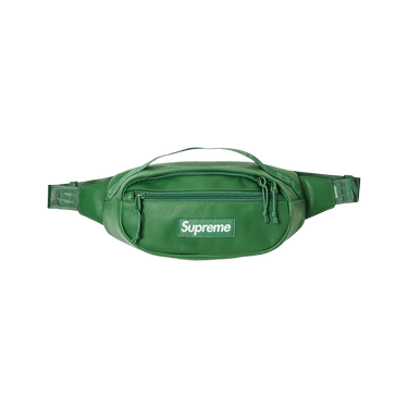 Buy Supreme Leather Waist Bag 'Green' - FW24B43 GREEN | GOAT