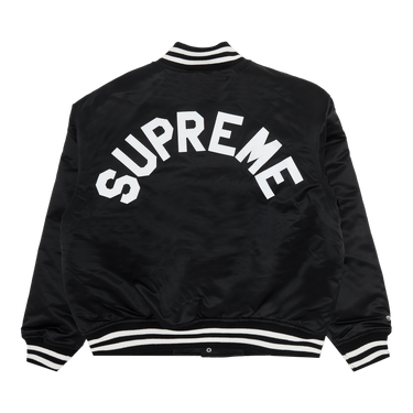 売れ筋・人気アイテム 商品 Buy Supreme x Mitchell & Ness Satin Varsity Jacket 'Black ジャケット・アウター
