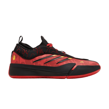 BAPE x adidas Dame 9 'Black Scarlet'