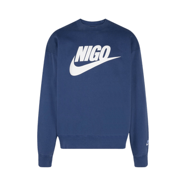 Nike x Nigo NRG Fleece Crew Sweatshirt 'Navy'