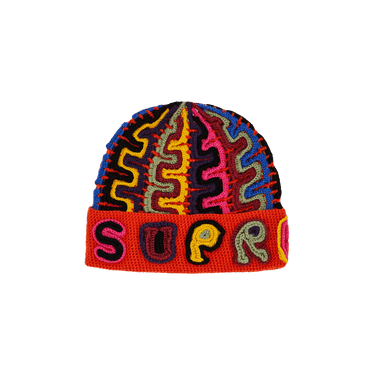 Buy Supreme Yarn Appliqué Beanie 'Dark Orange' - FW24BN39
