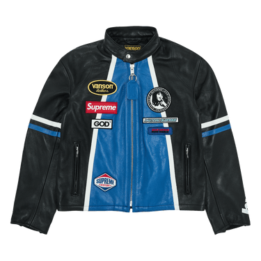 Buy Supreme x HYSTERIC GLAMOUR x Vanson Leather Jacket 'Black