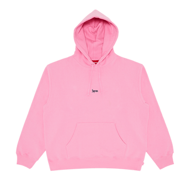 Size xl Supreme Micro Logo Hooded Sweatshirt 'Pink'