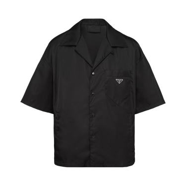 美品 PRADA RE NYLON ロゴスウェットシャツ PRADA 半袖 シャツ SC449 1WQ8 Re－Nylon メタルロゴ(505957452