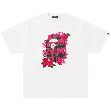 Buy BAPE x Anti Social Social Club Tee #1 'White' - 1K73 109 901