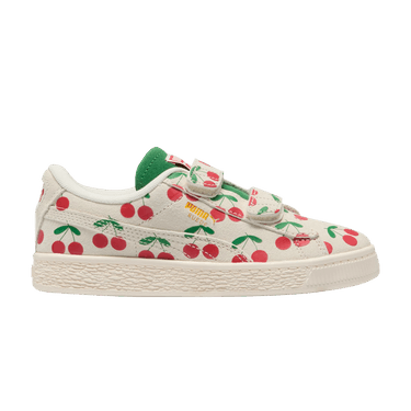 Bebe De Pino x Puma Suede Classic 21 Little Kid 'Frosted Ivory Cherries'