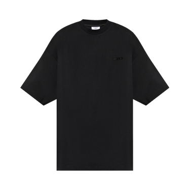 Buy Vetements Embroidered Logo Oversized T-Shirt 'Black