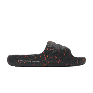 Adidas Adilette 22 Slide 'Black Orange Speckled'