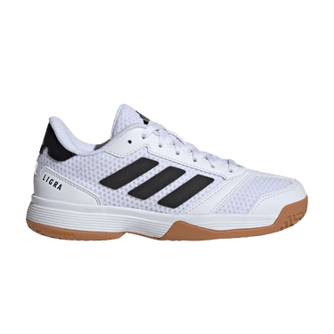 Adidas Ligra 8 Indoor J 'White Black Gum'