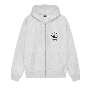 ★送料・関税込★Stussy★REGAL CROWN ZIP HOODIE★FOG Buy Stussy Regal Crown Zip Hoodie 'Ash Heather' - 1975002