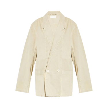 Buy Lemaire Workwear Blazer 'Denim Snow Oat' - JA1062 LD1008
