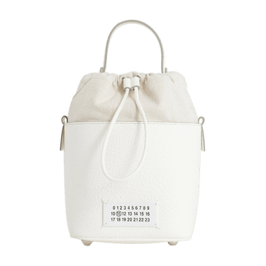 Buy Maison Margiela 5AC Bucket Bag Canvas And Leather 'White Buy Maison Margiela 5AC Bucket Bag Canvas And Leather 'White