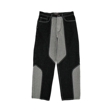 パンツ Supreme Paneled Stripe Baggy Jean Black Supreme Paneled Stripe Baggy Jean Black | eBay