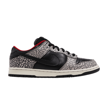 靴 NIKE SB Dunk Low \"Black Cement\" Supreme Nike SB Dunk Low Supreme 'Black Cement' | Size 10 | ICONS
