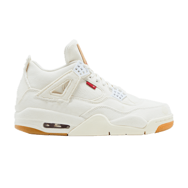 Levi's x Air Jordan 4 Retro 'White Denim'