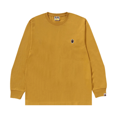 BAPE One Point Long-Sleeve Tee 'Yellow'