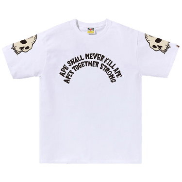 Buy BAPE Souvenir Skull Tee 'White' - 1K80 110 052 WHITE | GOAT UK