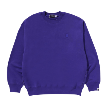 BAPE One Point Relaxed Fit Crewneck Sweatshirt 'Purple'