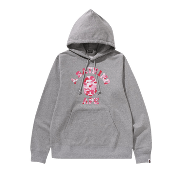BAPE ABC Camo College Pullover Hoodie 'Grey'