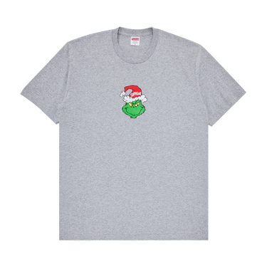 Buy Supreme Grinch Tee 'Heather Grey' - FW24T48 HEATHER GREY | GOAT