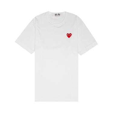 Comme des Garçons PLAY Heart Emblem T-Shirt 'White'