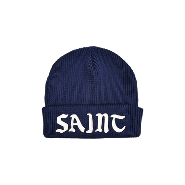 Buy SAINT Mxxxxxx Saint Knit Cap 'Navy' - SM YS1 0000 083 | GOAT