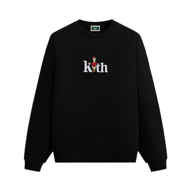 Kith x The Grinch Serif Nelson Crewneck 'Black Beauty'