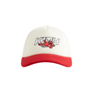 Buy Kith Kids x Sesame Street Elmo Trucker Hat 'Sandrift
