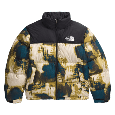 The North Face 1996 Retro Nuptse Jacket 'Midnight Petrol/TNF Bleach Dye Print'