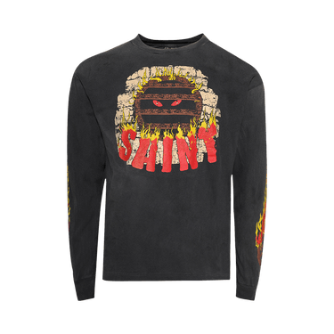 Buy SAINT Mxxxxxx Live In Hell Long-Sleeve Tee 'Black' - SM