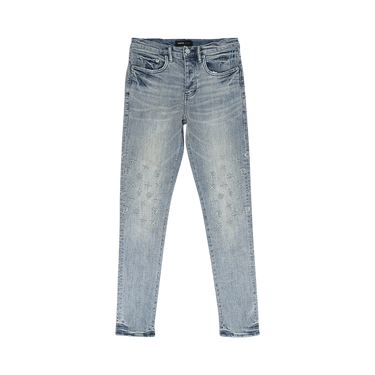 PURPLE BRAND Tuffetage Monogram Skinny Jeans 'Indigo'