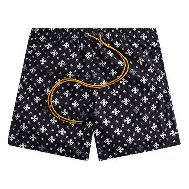 Rhude Cross Bandana Swim Short 'Black/White'