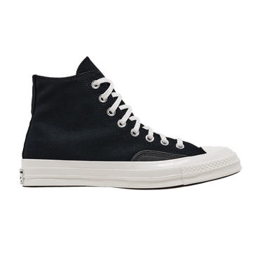 Converse Chuck 70 Luxe High 'Black Dark Matter Fuzzy Laces'