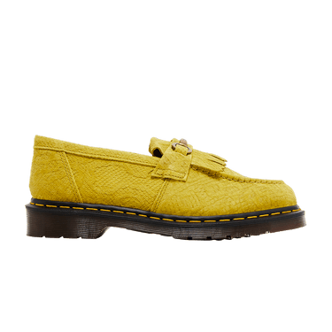 Dr. Martens Adrian Snaffle Repello Emboss Suede Kiltie Loafer 'Moss Green'