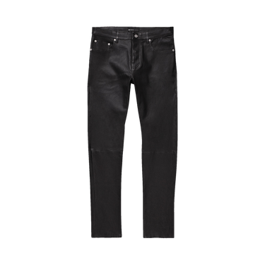 PURPLE BRAND Stretch Leather Beauty Pants 'Black'