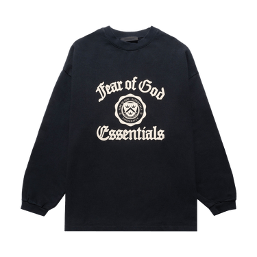 Fear of God Essentials Heavy Long-Sleeve T-Shirt 'Black'
